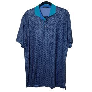 Greyson Men's River Wild Golf Performance Polo Shirt Size Large